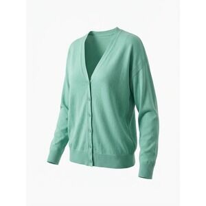 Talbots Petite Coral V Neck Button Up Cardigan Sweater XL P